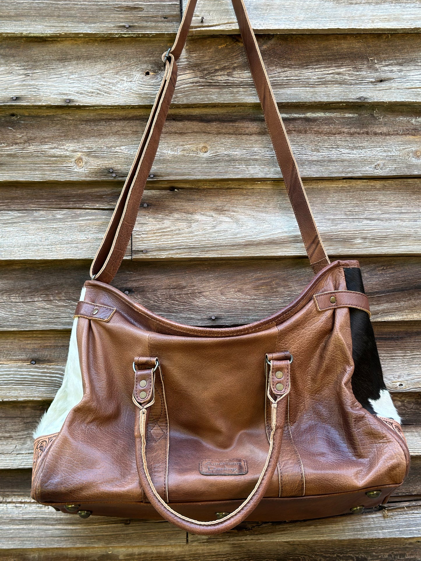 Cowhide Duffle Bag