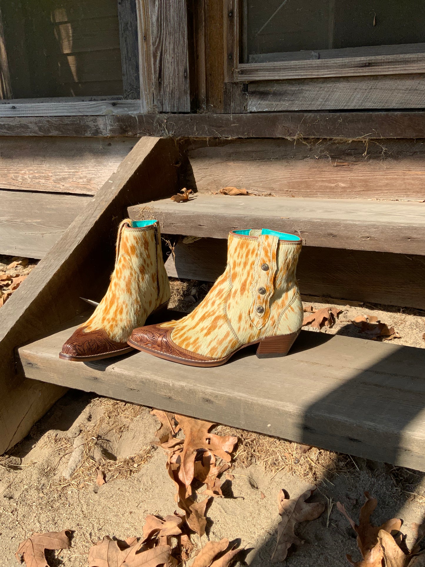 Westro Western Hand Tooled Booties