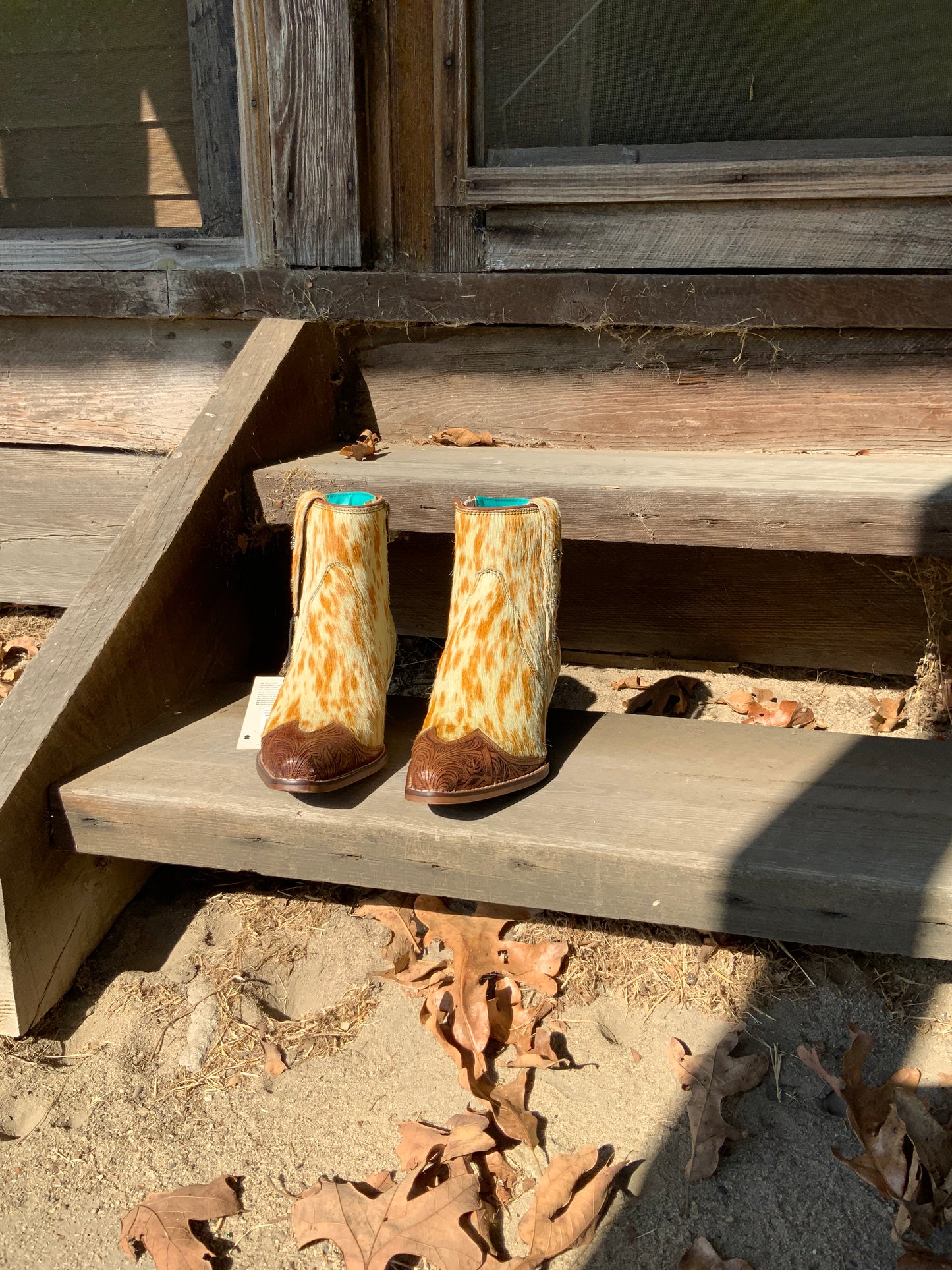 Westro Western Hand Tooled Booties