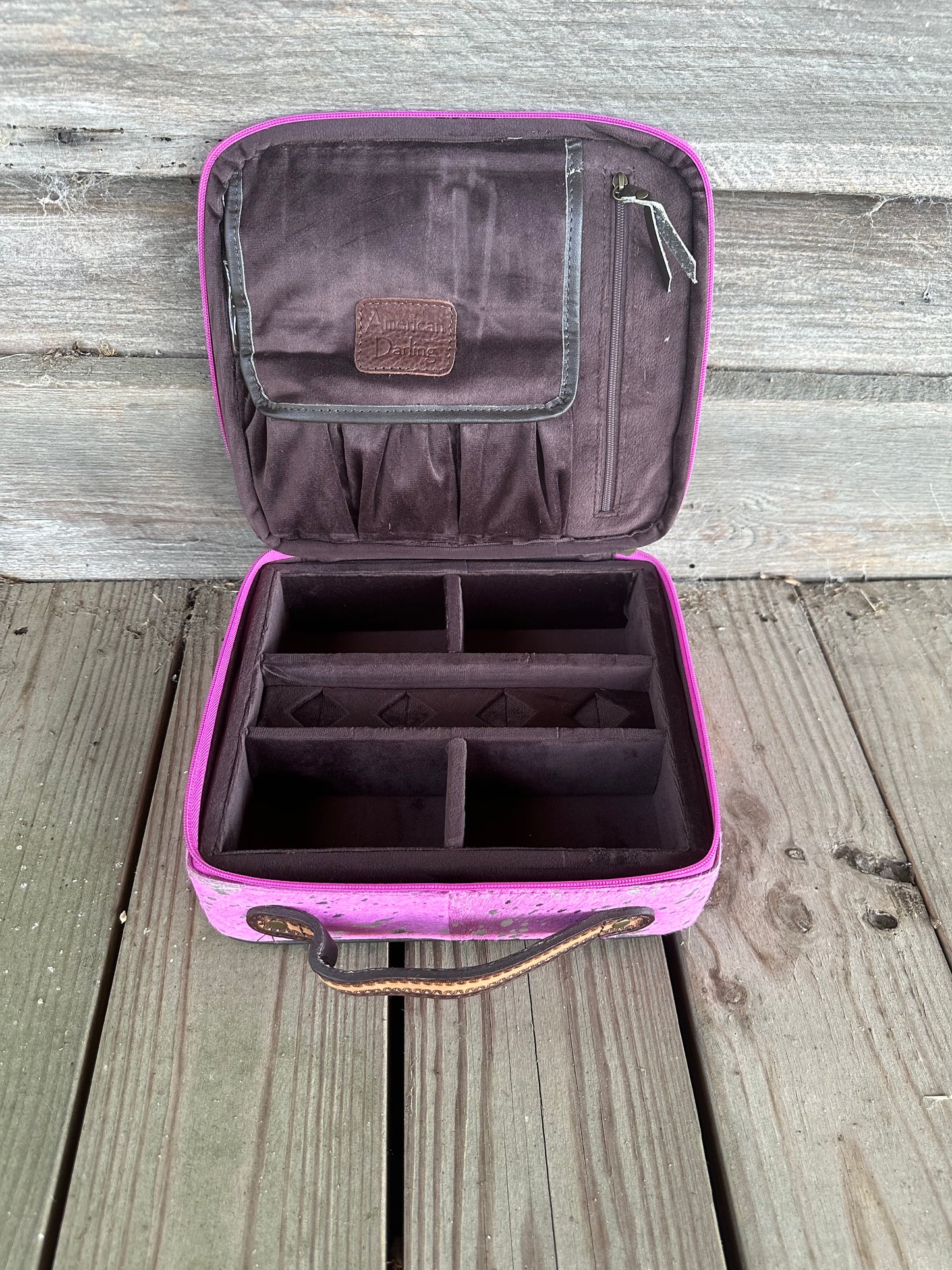 Pink & Silver Jewelry Box