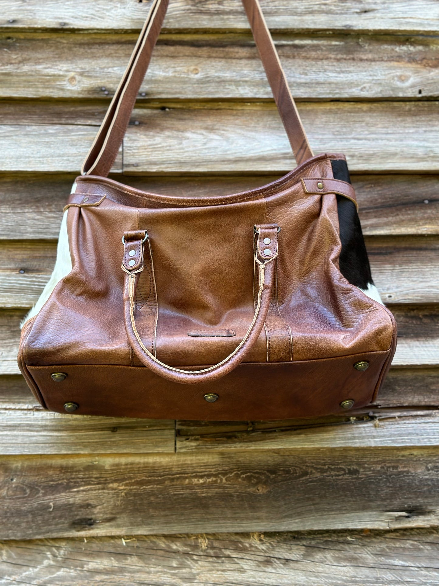 Cowhide Duffle Bag