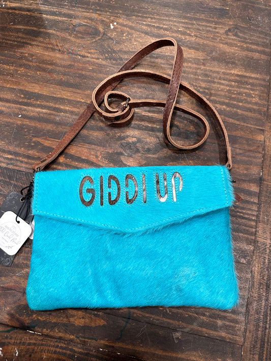 Blue Giddi Up Purse