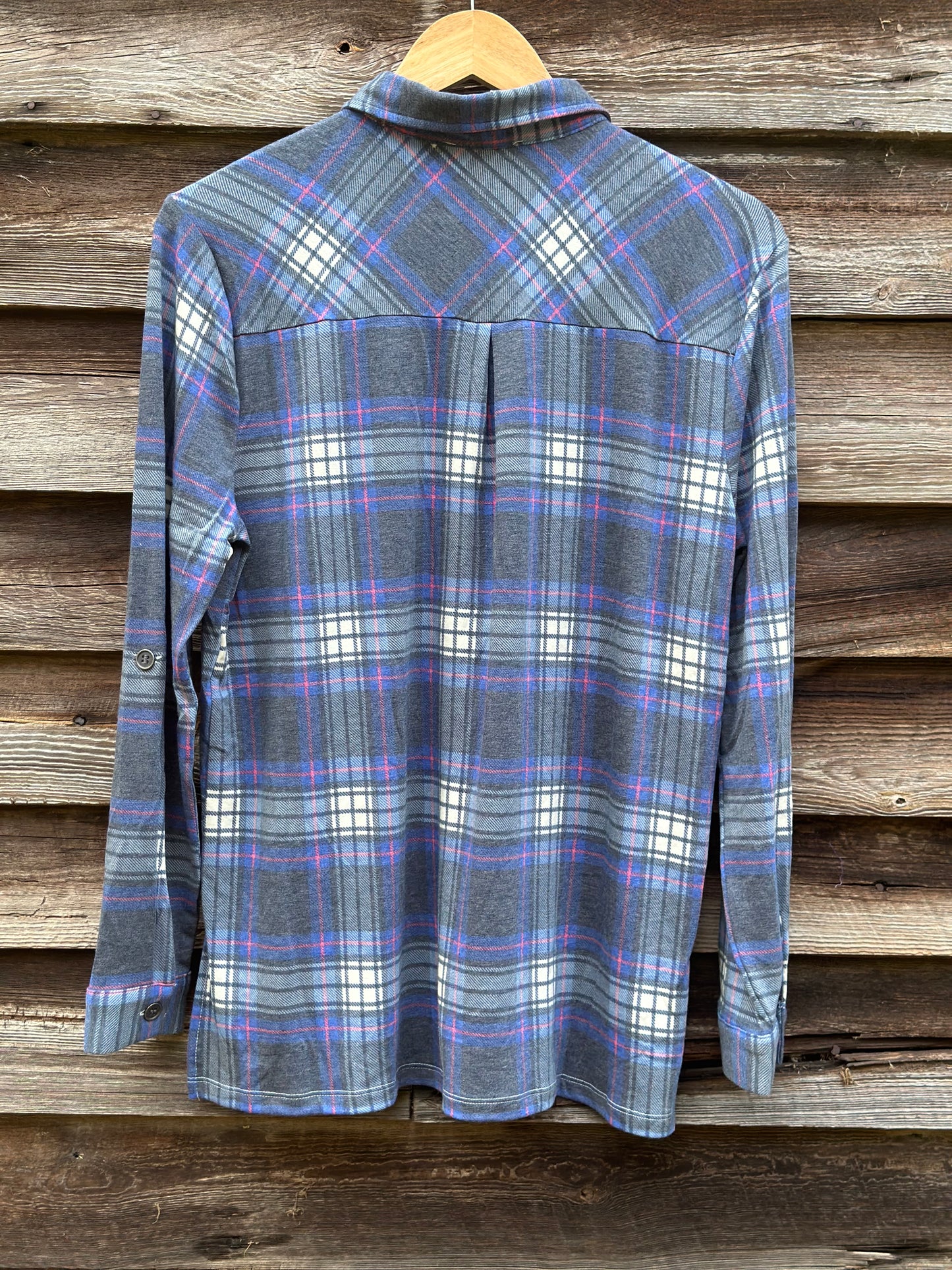 Plaid Roll-Up long sleeve Shirt