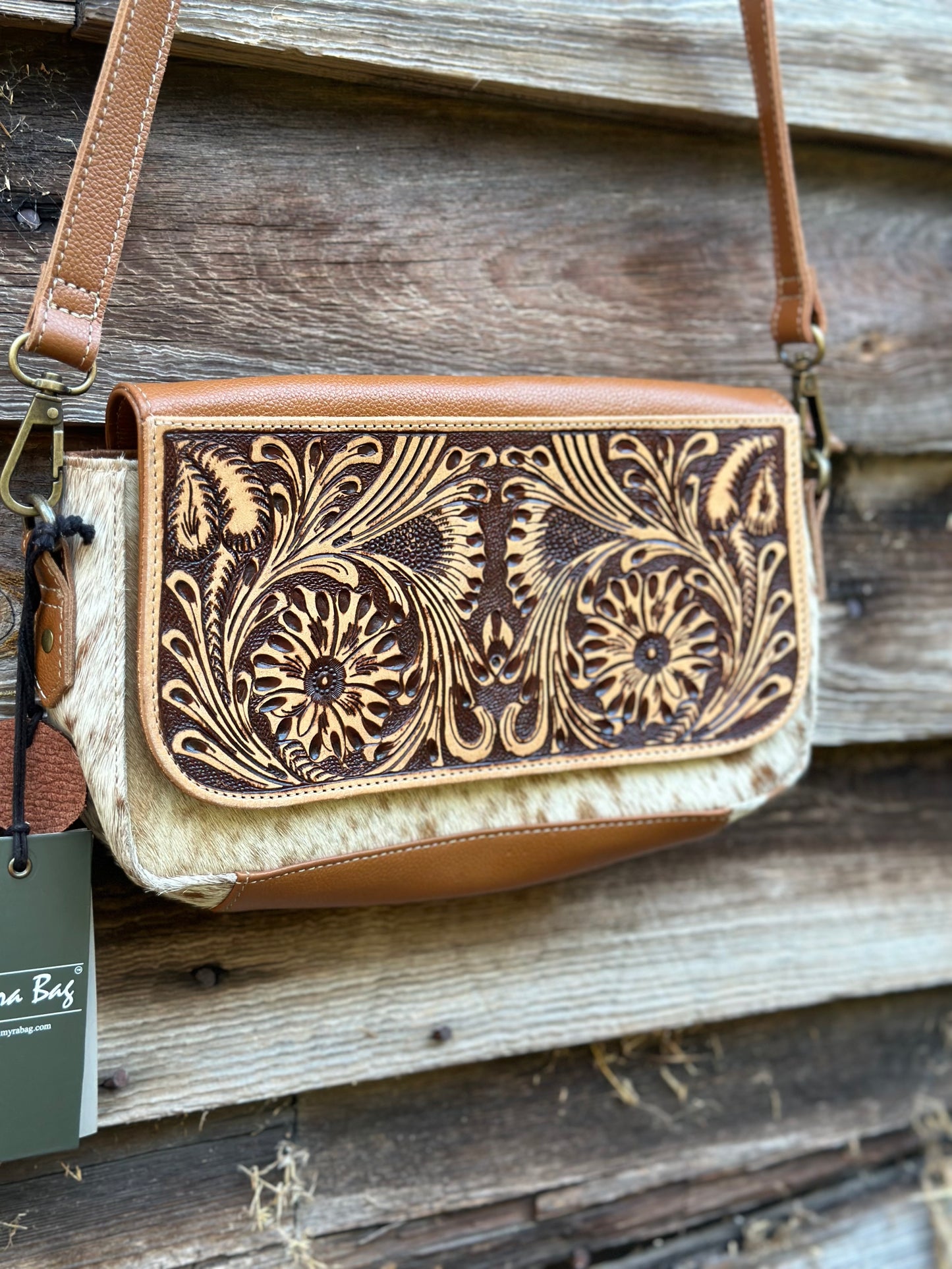 Trillion Hand Tooled Purse