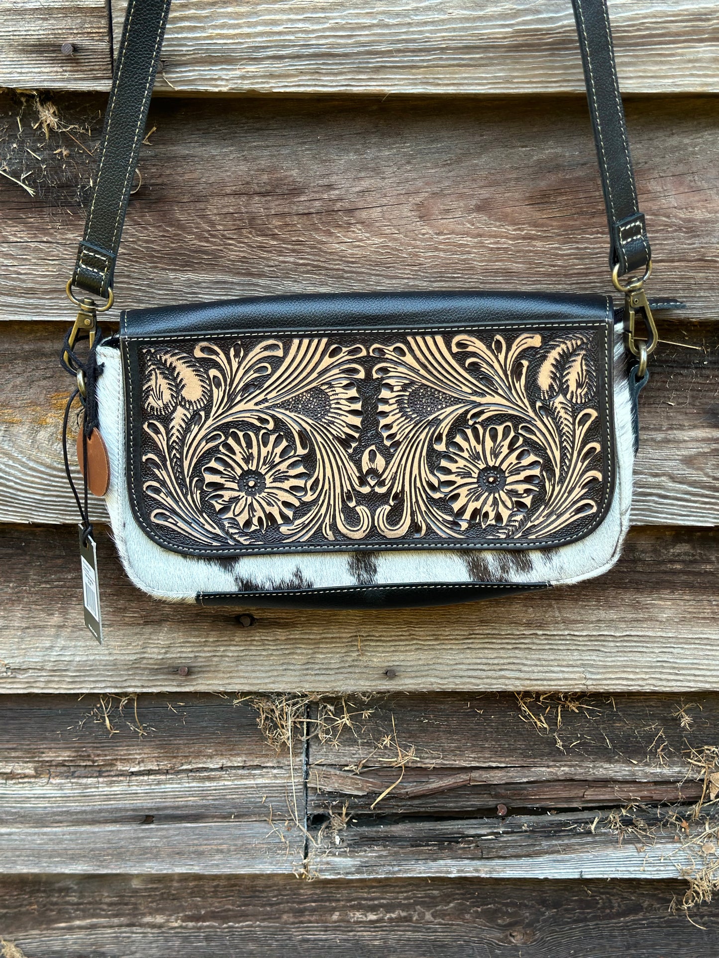 Trillion Hand Tooled Purse