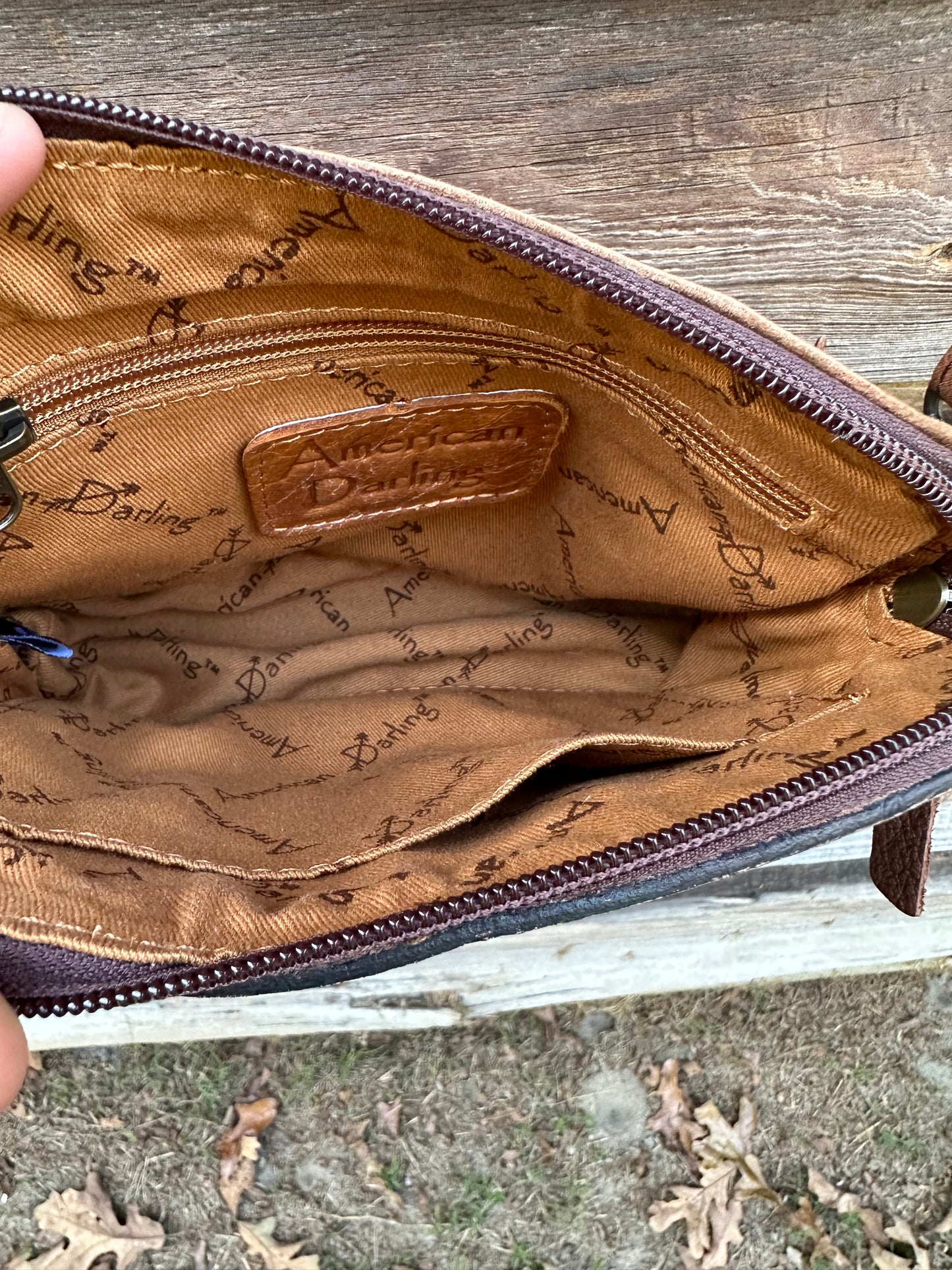 Butterfly Leather Purse