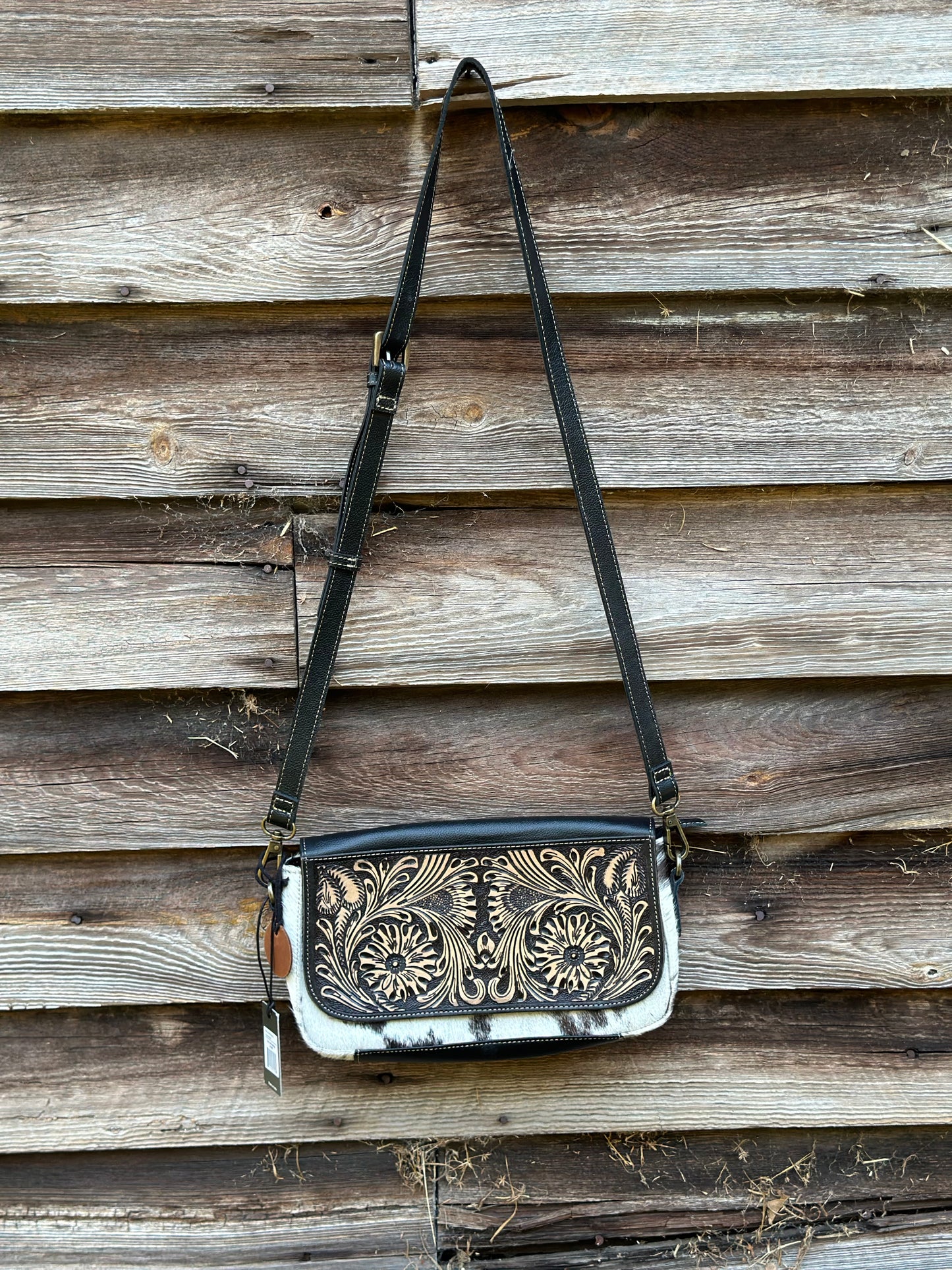 Trillion Hand Tooled Purse