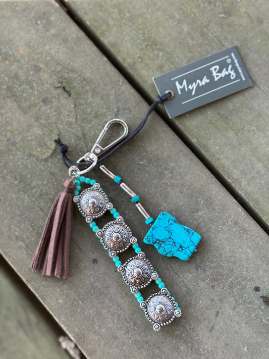 Dawn Horizon Mini Concho Keychain