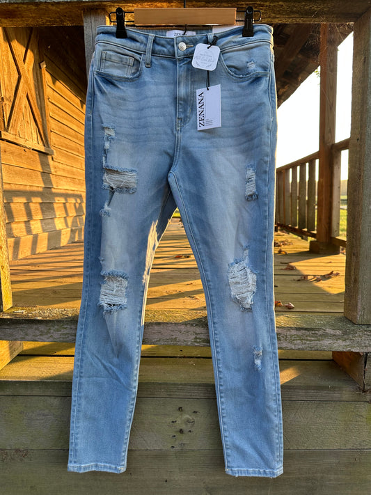 Distressed Skinny Denim 1692LL