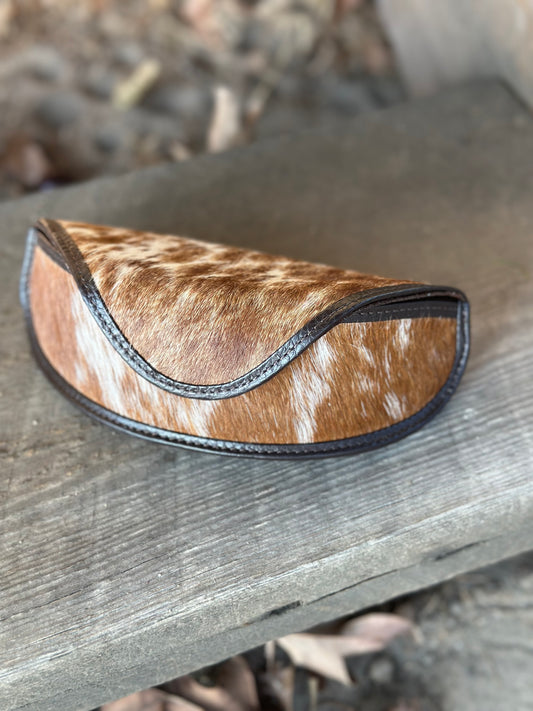 Cow Hide Sunglass Case