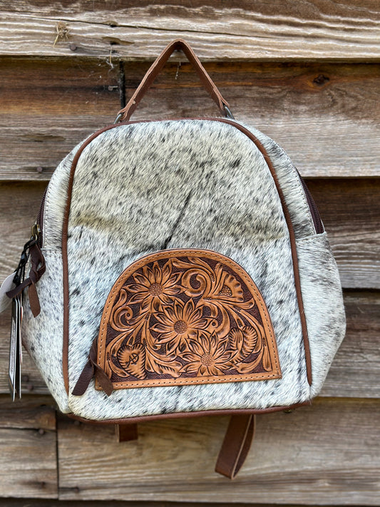 Cow Hide Backpack