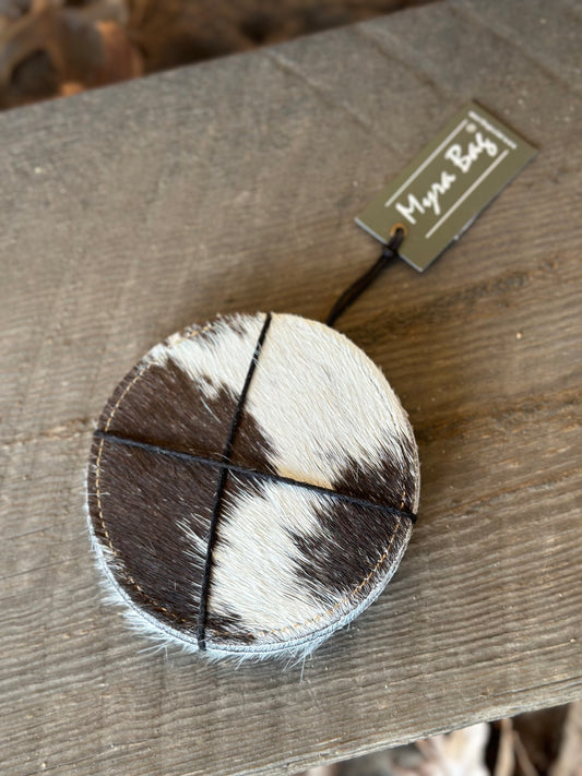 Cow Hide Coaster